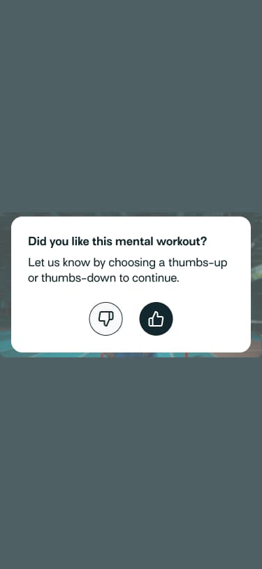 Athlete routine feedback screen